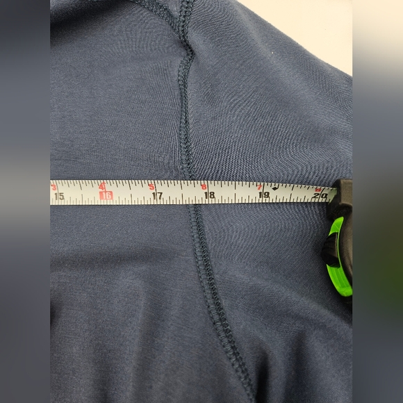 Ridgecut Toughwear Blue Quarter-Zip Performance Pullover Chest Pocket Size L - Picture 11 of 16